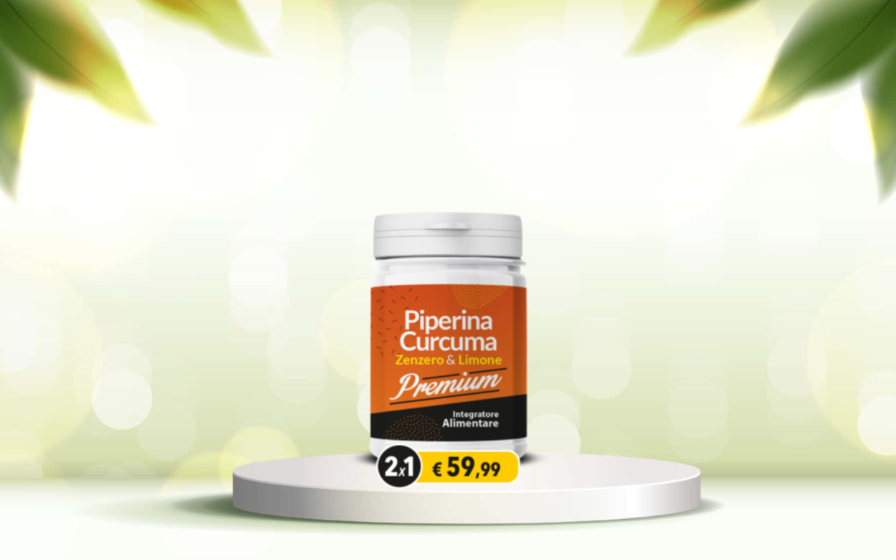 Piperina e curcuma premium: prova l’integratore detox naturale per il tuo benessere